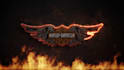create burning fire logo reveal animation