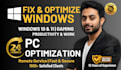 repair windows 11, 10 computer gaming tweaks optimize PC