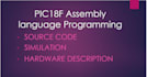 do assembly programming for microcontrollers like pic