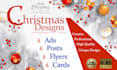 design beautiful and quality christmas post