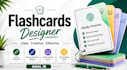 design flashcards for teachers, kids and students