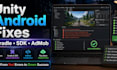 fix unity android build, gradle, sdk, admob and play store errors