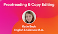professionally proofread and edit your english document
