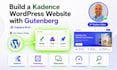 build a kadence wordpress website with gutenberg blocks