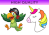 draw simple cartoon characters and clip arts