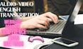english transcription,audio,video,soft subtitle maker