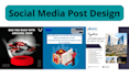 do professional social media post design for your brand