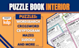create your KDP puzzle book pages and cover