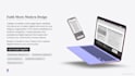 design a modern responsive landing page in figma