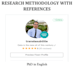 write research methodology chapter