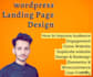 professionally design or redesign landing page and fix bugs