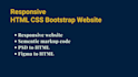 create stunning responsive websites through HTML5 css3