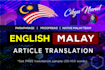 translate english article to malay