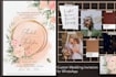 design an elegant wedding invitation or ecard for whatsapp