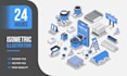 design professional isometric illustration in 24 hours