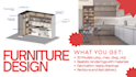 design wardrobes, kitchens, and interior furniture layouts