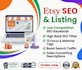 do SEO optimized etsy product listing