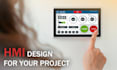 create a hmi design for your project