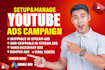 setup youtube video ads campaign via google ads