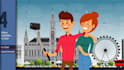 create a saas and tech startup infographic commercial video
