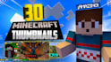 attractive minecraft thumbnails in two hours