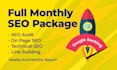 do SEO package and high da backlinks for a higher ranking