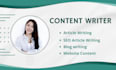 search engine friendly article, and blog content writer