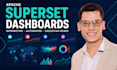 build apache superset dashboards with sql