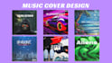 create amazing album or single cover with tracklist