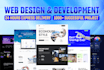 do figma UI UX design for websites and landing page
