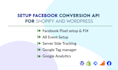 setup facebook conversion API for wordpress
