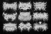 create a death metal, slam, and brutal logo for you
