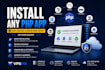 install wordpress, PHP script on cpanel, vps or cloud