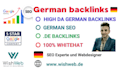 high da german SEO backlinks link building