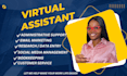 provide virtual assistant for admin support