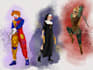 create digital illustrations and characters