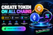 create bep20, trc10, trc20 ,erc20, polygon token instant