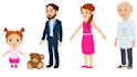 create cute 2d character design for 2d animation