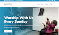 design a live streaming church website with free logo