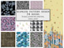create seamless pattern design,textile and fabric