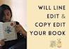line edit and copy edit your book