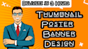 design professional banners, posters and thumbnails in canva