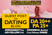 submit a guest post on quality dating and relationship blog