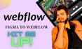 develop figma design to webflow website