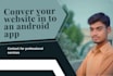convert any web page to an android app using webview