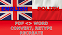 convert PDF to word, retype or recreate scanned docs PDF