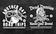 skull illustration design for streetwear clothing tshirt