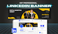 design professional linkedin banner, facebook, twitter