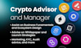be your crypto project manager and consultant