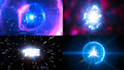 create space explosion logo opener